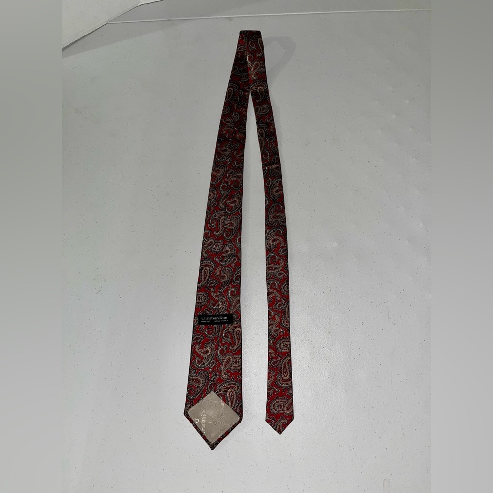 NIBag Christian Dior Paisley Tie - Picture 3 of 4